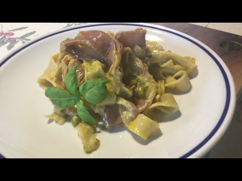 pappardelle alla papalina [2K] (videoricetta n. 1269)