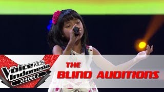 Diandra "On The Night Like This" | The Blind Auditions | The Voice Kids Indonesia S2 GTV 2017