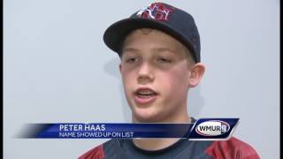 Teenager's name shows up on terror watch list