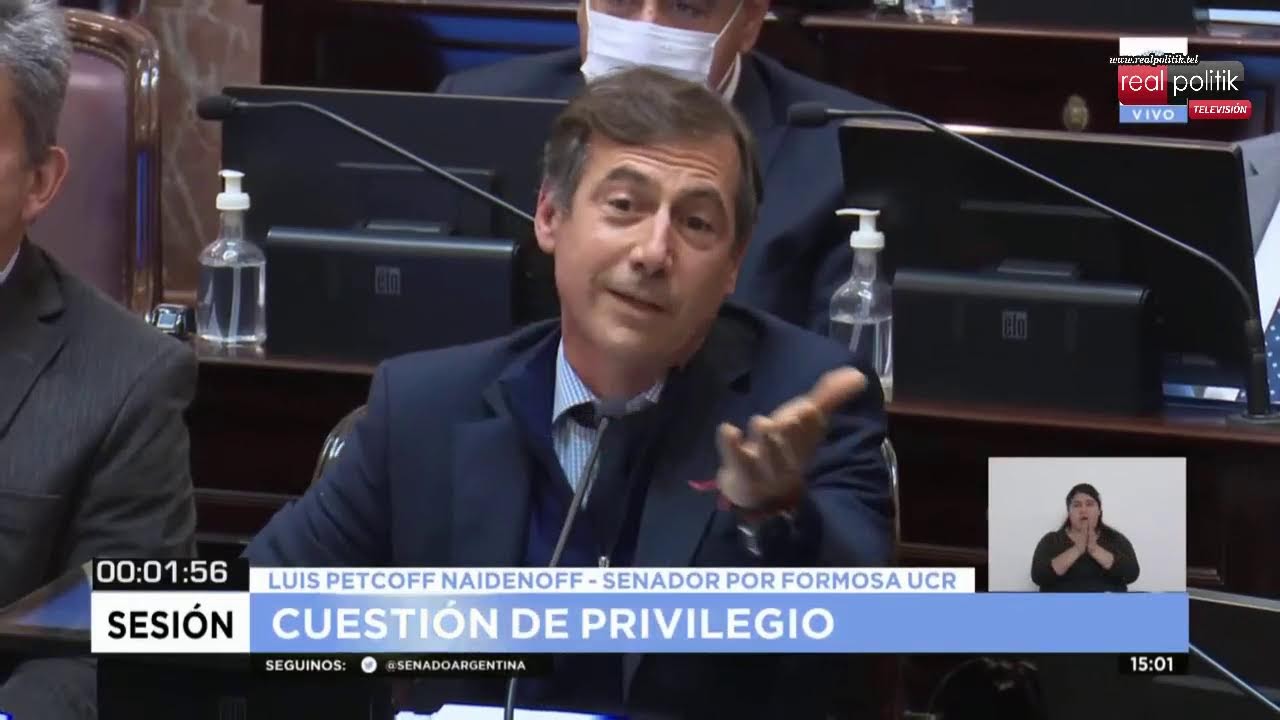 Senado: Snopek casi termina a las trompadas con Naidenoff durante el debate por Milagro Sala