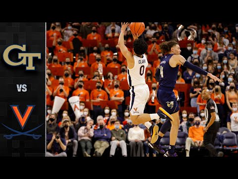 Georgia Tech vs. Virginia Men's Basketball Highlights (2021-22)