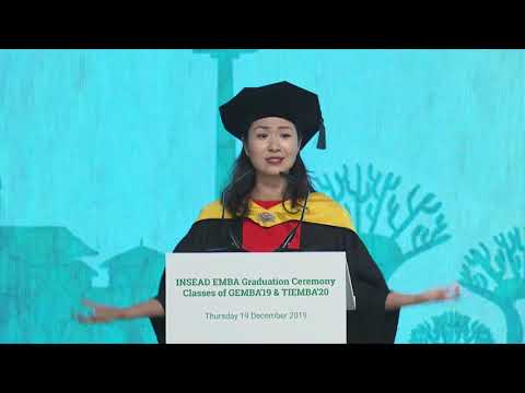 EMBA Graduation 2019 - Keynote Speaker Helen Hai TIEMBA11'Jan