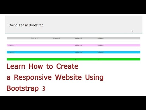 Bootstrap 3 Lesson - 1 Installing and the Responsive Gride
