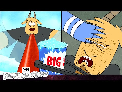 Thomas Chugs Too Hard: Brain Freeze! 🧊 | Regular Show | Cartoon Network