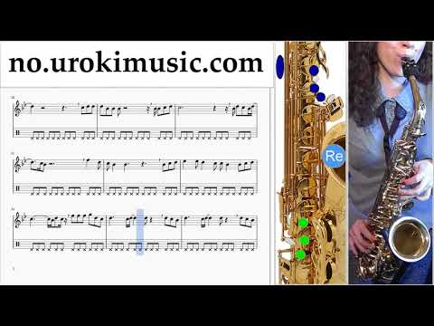 Lær å Spille Saksofon (Tenor) Ed Sheeran - Perfect Melodi Trening um-i935