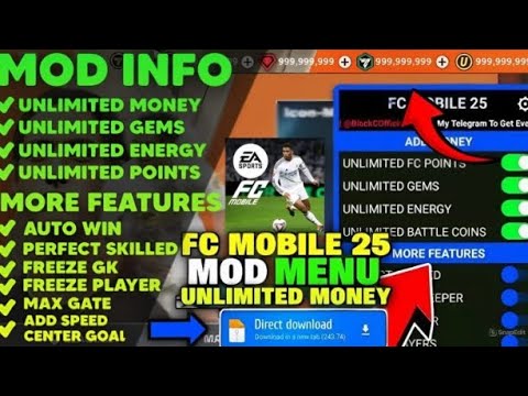 FC MOBILE MOD MENU V25.0.03 ✅ Unlimited Money, Fc Points! | Fc Mobile Mod Apk Unlimited Money (2025)