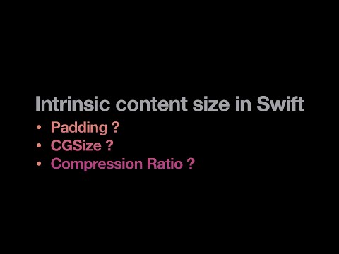 Introduction to Auto Layout in iOS: Intrinsic Content Size