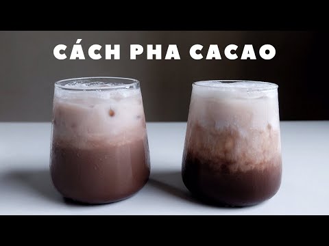 2 cách pha Cacao đá cực dễ