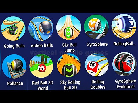 Going Balls, Rollance, Action Balls, Sky Ball Jump, Gyrosphere Trials, Sky Rolling Balls, Red Ball
