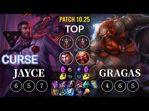 OMG Curse Jayce vs Gragas Top - KR Patch 10.25