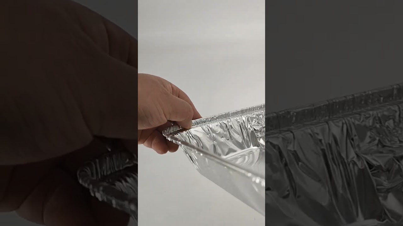 Watch video Divided three compartment aluminum foil lunch store containers for takeaway camping Now Divided three compartment aluminum foil lunch store containers for takeaway camping