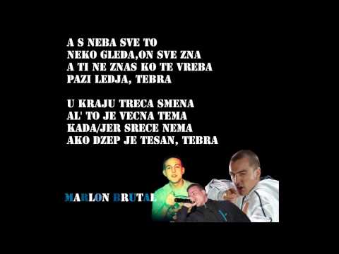 Marlon Brutal-Oba trojica ft.Skabo,Sale Tru (LYRICS)