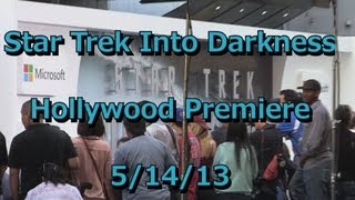 Star Trek Into Darkness Hollywood Movie Premiere  5/14/13