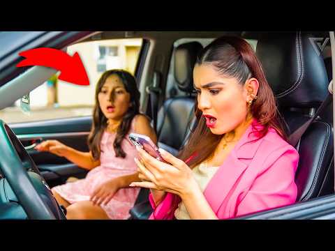 He neglected his daughter while on the phone and got a lesson