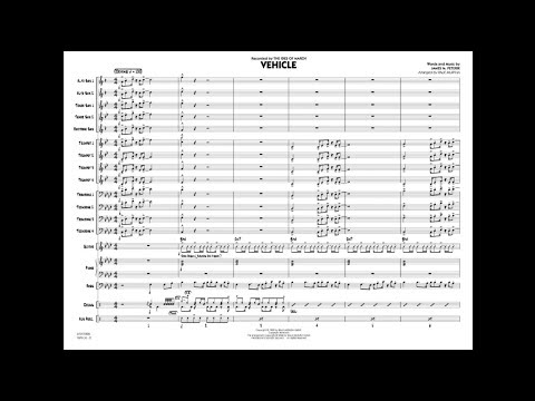 Vehicle by James M. Peterlik/arranged by Paul Murtha