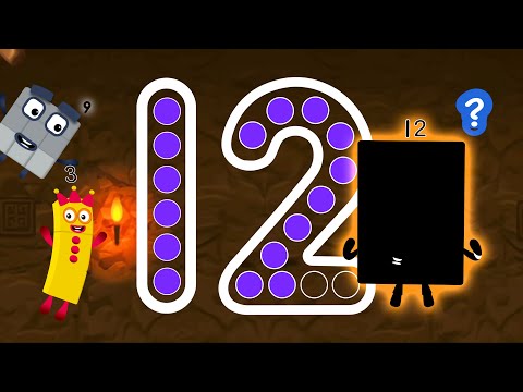 Numberblocks 12 Magic Run - Numberblocks Twelve Adventure | Number Counting Explore