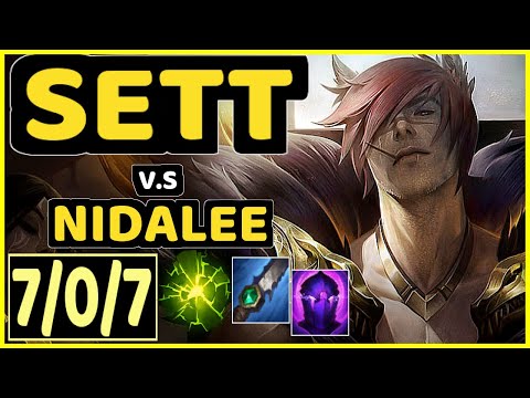 MAGIFELIX (SETT) vs NIDALEE - 7/0/7 KDA JUNGLE CHALLENGER GAMEPLAY - EUW