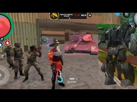 Rope Hero Destroys Army Camp in 2022. #15