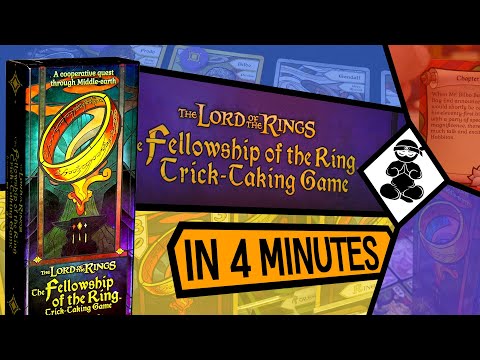 Fellowship of the Ring - How to Play in 4 minutes - Lord of the Rings - BoardgameNinja Trick Taking