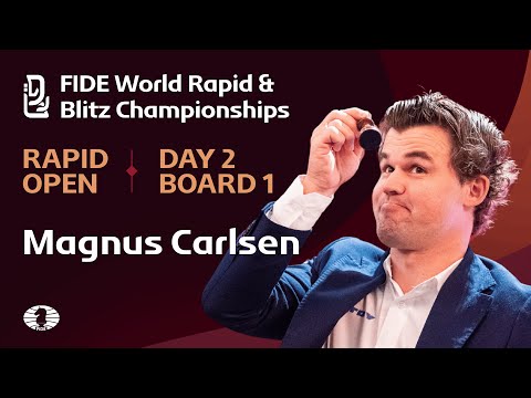 Magnus Carlsen | FIDE World Rapid Championship 2025 | Day 2 | Board 1