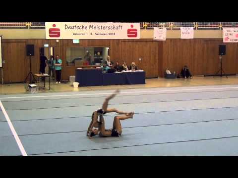 DM Jr Sr Aachen 2014   029   027   WP   Junior 1   Bal   GER   SVH Kassel, Jana Mendel & Xenia Denis