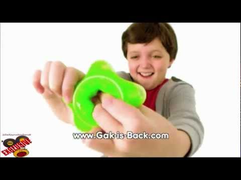 Nickelodeon GAK Blob Toy from the 90s [2012] :30 second Commercial *NEW [HD]