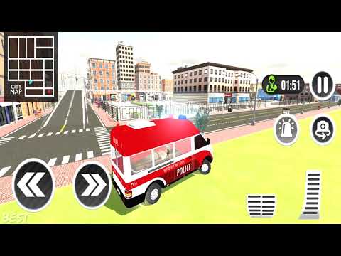 US Police Transport Vehicles in Cargo Plane - Police Car Transporter Truck Drive - Android GamePlay