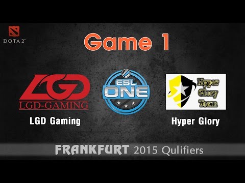 LGD Gaming vs Hyper Glory game 1 - Dota 2 ESL One 2015