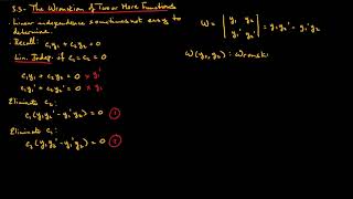 The Wronskian and Linear Independence