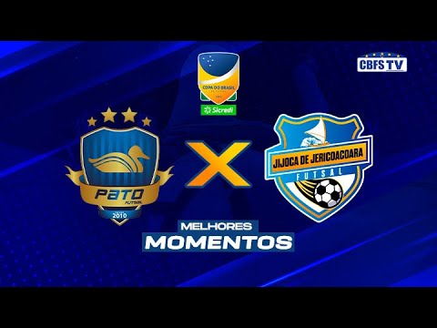 PATO 2 X 1 JIJOCA | MELHORES MOMENTOS | FINAL | JOGO DE IDA DA COPA DO BRASIL DE FUTSAL