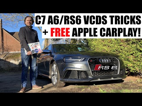 AUDI A6 S6 RS6 C7 VCDS TRICKS + *FREE* APPLE CARPLAY ANDROID AUTO!