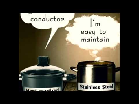 Hard anodized aluminum vs stainless steel cookware