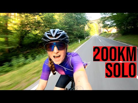 Ich versuche 200KM alleine mit dem Fahrrad zu fahren | Solo Gravel Vlog