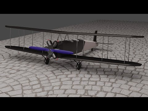 Blender 3D Uçak Modelleme - Teyyare Modelleme