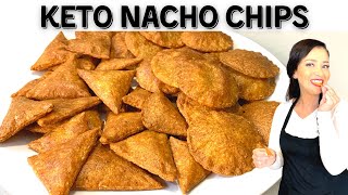 Keto Tortilla Chips | 3 Ingredients | 0.5g Net Carbs #Shorts