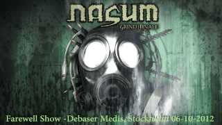 NASUM - Farewell Show, Stockholm 06-10-2012, FULL SET - AUDIO