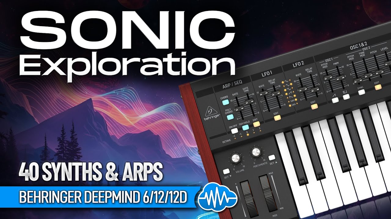 KLL011 - Sonic Exploration - Behringer Deepmind 6 / 12 / 12D ( 40 presets ) - Video Preview 1