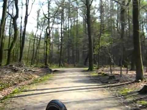 Fahrt durch die Brandheide zur Emscher High