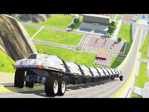 High speed freaky jumps #17 - Beamng.Drive