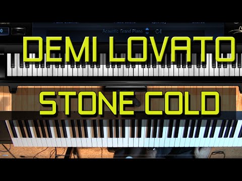 Piano Tutorial - How to Play Stone Cold by Demi Lovato (SHEET MUSIC AVAILABLE)