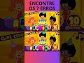 PARABÉNS 3 TRÊS PALAVRINHAS ANIVERSÁRIO JOGO DOS 7 SETE ERROS Shorts Raciociniologico