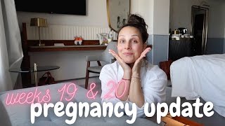 WEEKS 19 & 20 PREGNANCY UPDATE | babymoon & anatomy scan!