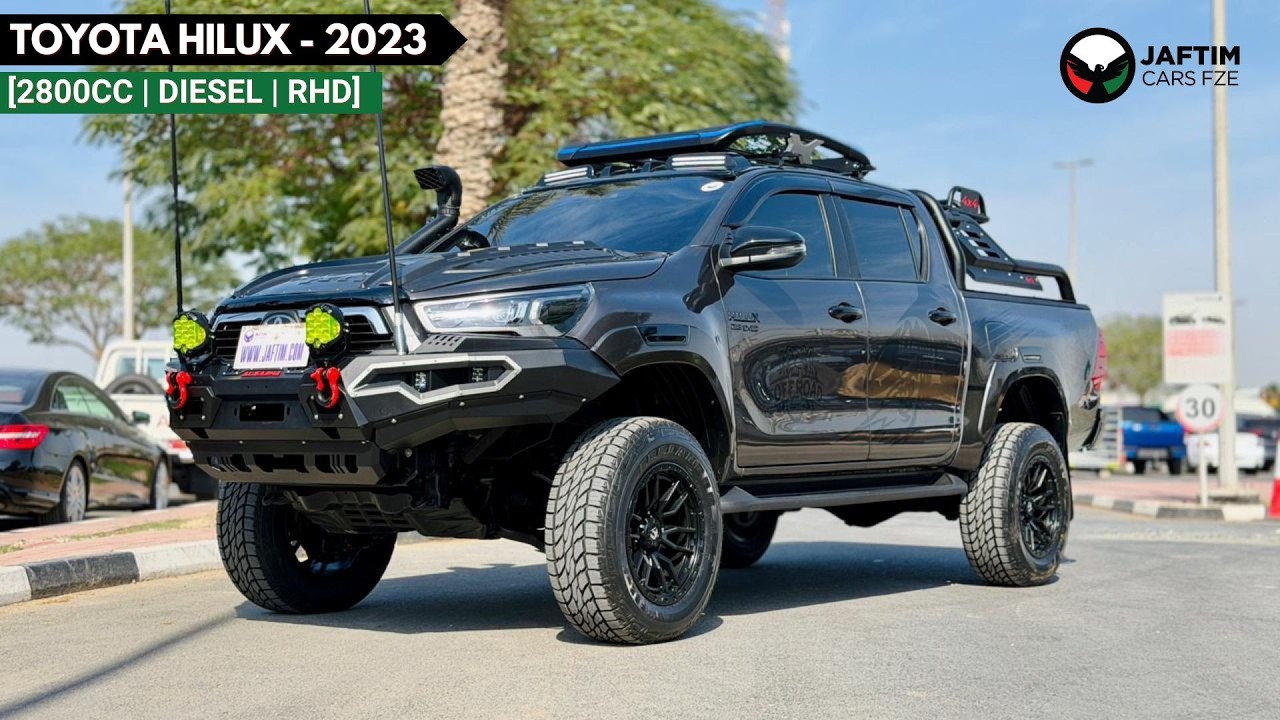 Toyota Hilux 2023 | 2.8L DIESEL | AUTOMATIC TRANSMISSION | RHD | HEAVY BUMPER WITH LED LIGHTS | HEAVY 4X4 SPORTS video