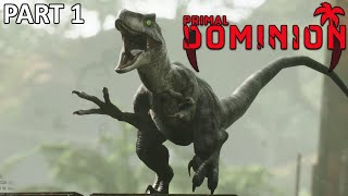CHASED BY ISLA SORNA RAPTORS!! - Primal Dominion Early Access | Part 1