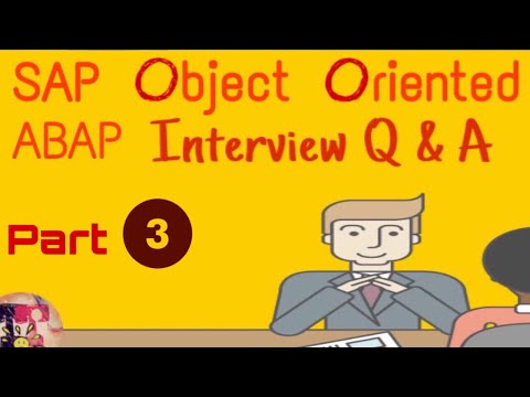 SAP Object Oriented ABAP Interview Question & Answers - Part 3 - Realtime - TechTablet