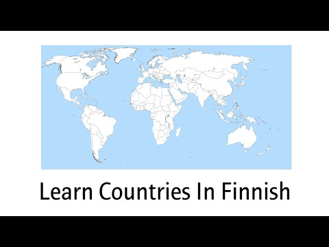 Learn Finnish with Pictures: Countries