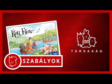 Egy NYUGODT, de IZGALMAS játék | Key Flow - Társaság - Társasjáték Vlog