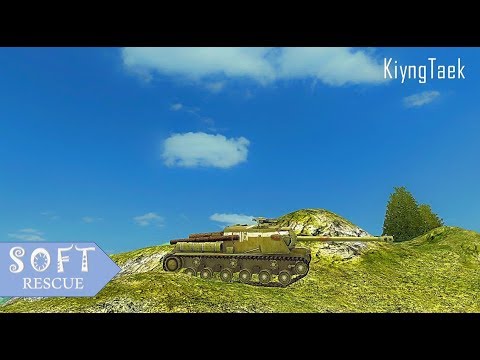 ISU-122S : 4600 Damage , 6 Frags (1vs4) - WOT BLITZ - 🇷🇺