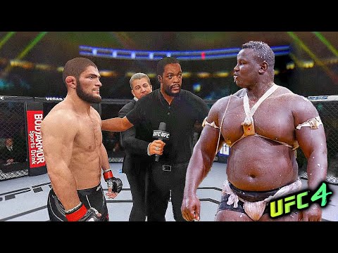 Khabib Nurmagomedov vs. African Bombardier (EA sports UFC 4)