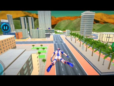 Flying Captain Superhero City Rescue Mission | Captain Hero Best Android GamePlay